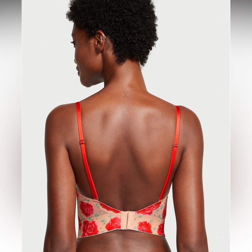 Victoria’s Secret dream angels Strapless Floral Embroidery Corset Top size 32C - Picture 4 of 8